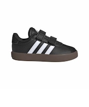 アディダス(adidas)ジュニアスポーツシューズ VLコート 3.0 スケートボーディング キッズ NJX08-ID9156 ベルクロ ベルト付き スニーカー