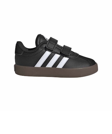 アディダス（adidas）ジュニアスポーツシューズ VLコート 3.0 スケートボーディング キッズ NJX08-ID9156 ベルクロ ベルト付き スニーカー