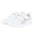 プーマ（PUMA）ジュニアスニーカー スポーツシューズ コートフレックス グリッツ PS ホワイト ピンク 40838101 スポーツ カジュアル シューズ