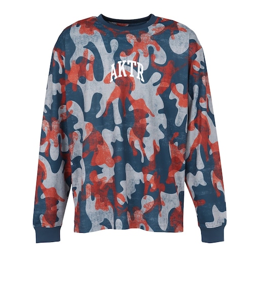 アクター（AKTR）バスケットボールウェア PC 長袖Tシャツ 225-019005 NV