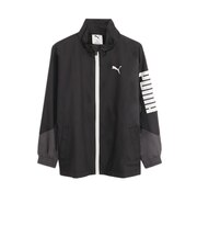 プーマ(PUMA)キッズ アクティブ スポーツ トリコット ライニング ウーブン ジャケット 529553 01 BLK
