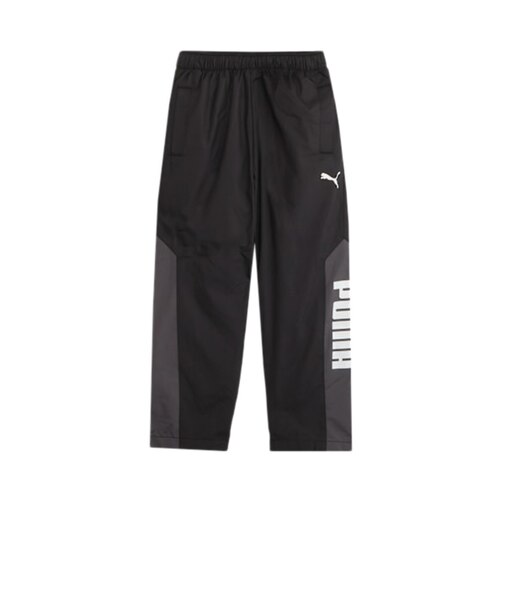 プーマ（PUMA）キッズ アクティブ スポーツ トリコット ライニング ウーブン パンツ 529554 01 BLK
