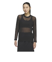 アディダス（adidas）ソフト リュクス レギュラーフィット メッシュ長袖Tシャツ MME67-KG9420