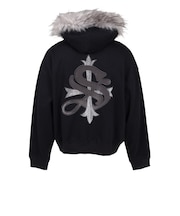Faux Fur Cross ジップフーディ 2621-08113-00600