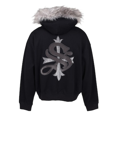 Faux Fur Cross ジップフーディ 2621-08113-00600