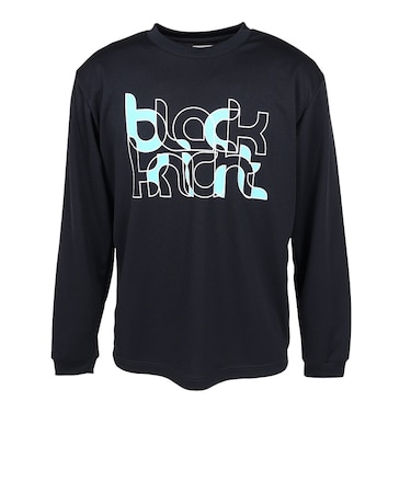 バドミントンウェア ドライ長袖Tシャツ T-6201U-BLA