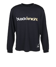 バドミントンウェア ドライ長袖Tシャツ T-6208U-BLA