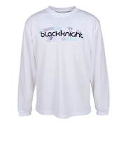 バドミントンウェア ドライ長袖Tシャツ T-6202U-WHT