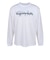 バドミントンウェア ドライ長袖Tシャツ T-6202U-WHT