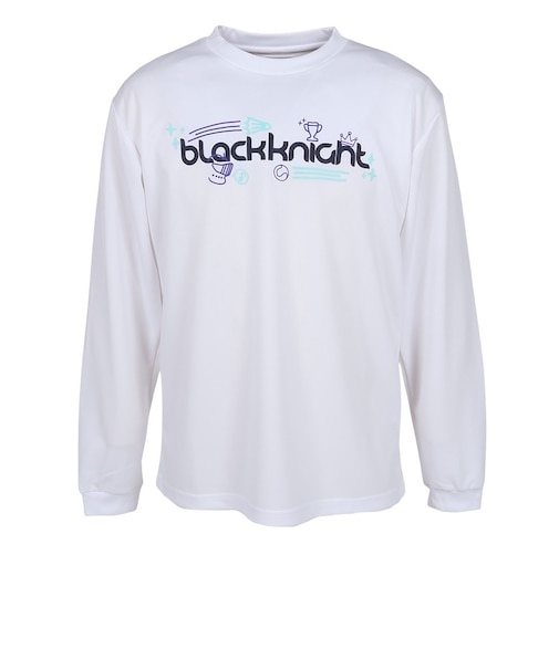 バドミントンウェア ドライ長袖Tシャツ T-6202U-WHT