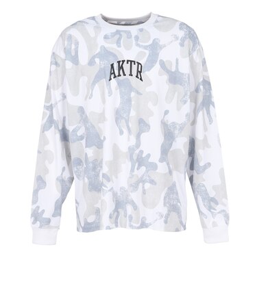 アクター（AKTR）バスケットボールウェア PC 長袖Tシャツ 225-019005 WH