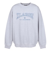 エクストララージ（XLARGE）BRIDGE LOGO クルーネック スウェット 101253012011-ASH