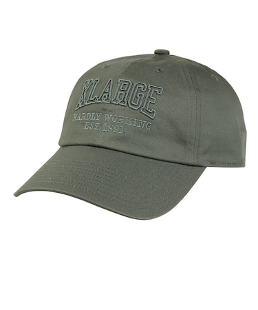 エクストララージ（XLARGE）帽子 EMBROIDERED キャップ 101262051003-OLIVE