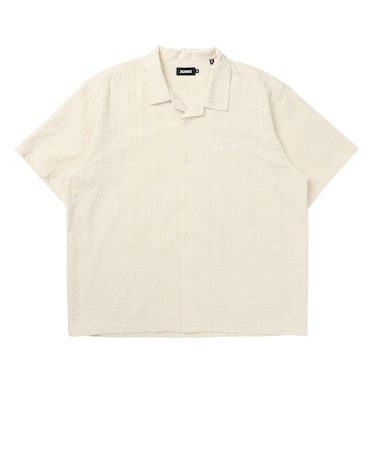 エクストララージ（XLARGE）半袖レースシャツ 101262014005-OFF WHITE