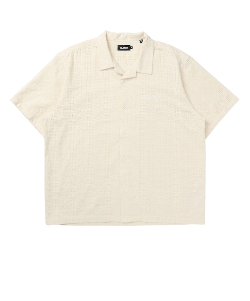 エクストララージ（XLARGE）半袖レースシャツ 101262014005-OFF WHITE
