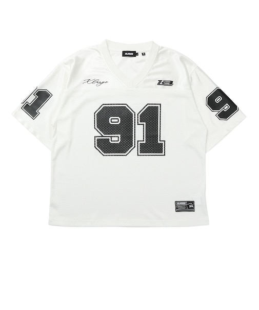 エクストララージ（XLARGE）フットボール JERSEY 半袖Tシャツ 101262013001-WHITE