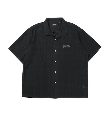 エクストララージ（XLARGE）半袖レースシャツ 101262014005-BLACK