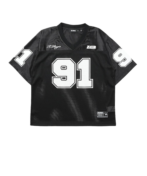エクストララージ（XLARGE）フットボール JERSEY 半袖Tシャツ 101262013001-BLACK