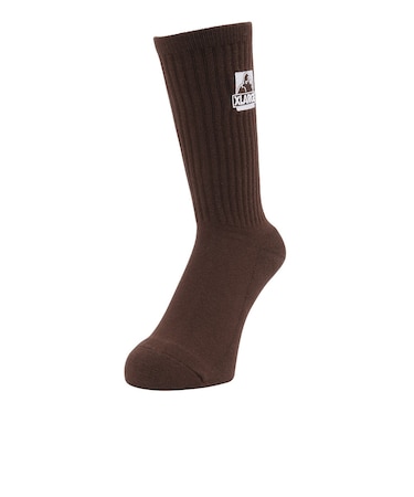 エクストララージ（XLARGE）OG EMB ソックス 101254054003-BROWN