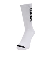 エクストララージ（XLARGE）STANDARD ロゴソックス 101254054002-WHITE