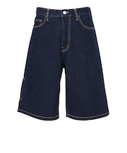 エクストララージ(XLARGE)ステッチ ロゴ デニムショーツ 101261031016-INDIGO