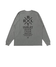 ハーレー（HURLEY）ピグメント オーバーサイズ ロングスリーブTシャツ MCLS262031-PRB