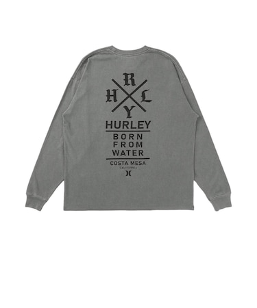 ハーレー（HURLEY）ピグメント オーバーサイズ ロングスリーブTシャツ MCLS262031-PRB