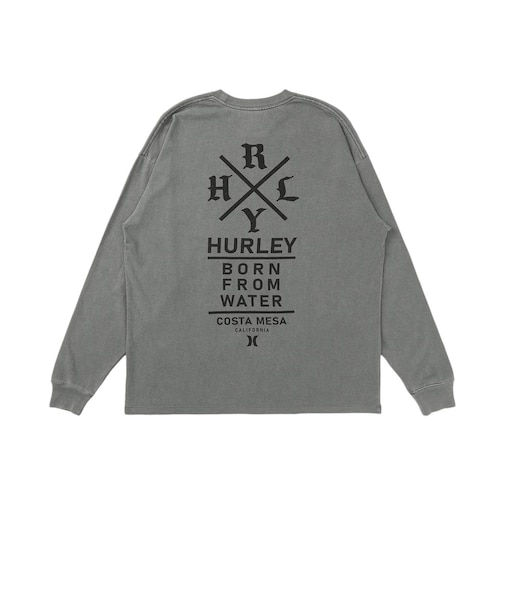 ハーレー（HURLEY）ピグメント オーバーサイズ ロングスリーブTシャツ MCLS262031-PRB