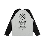 ハーレー（HURLEY）ラグラン オーバーサイズ ロングスリーブTシャツ MCLS262032-AGHT