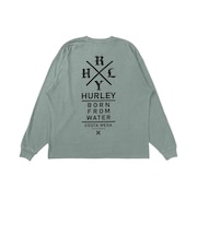 ハーレー（HURLEY）ピグメント オーバーサイズ ロングスリーブTシャツ MCLS262031-MSG