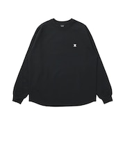 ハーレー（HURLEY）サーマル アイコン オーバーサイズ ロングスリーブTシャツ MCLS262017-BLK