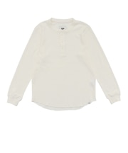 エルケクス（ELKEX）ワッフル ヘンリー 長袖Tシャツ EKM6FA0056 OWHT
