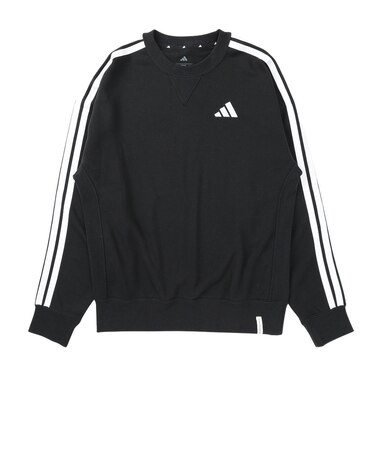 アディダス（adidas）エッセンシャルズ プラス ルーズフィット スリーストライプス フレンチテリー スウェットシャツ TS673-KF3714