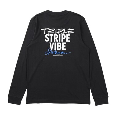 アディダス（adidas）トリプル ストライプ バイブ 長袖 グラフィックTシャツ TI072-KG5441