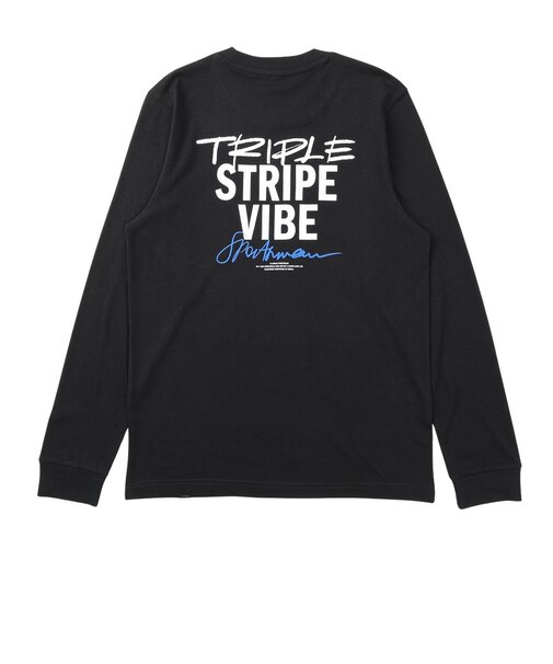 アディダス（adidas）トリプル ストライプ バイブ 長袖 グラフィックTシャツ TI072-KG5441