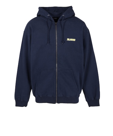 エクストララージ（XLARGE）OLD OG ジップ フーデッド スウェットシャツ 101263012004-NAVY