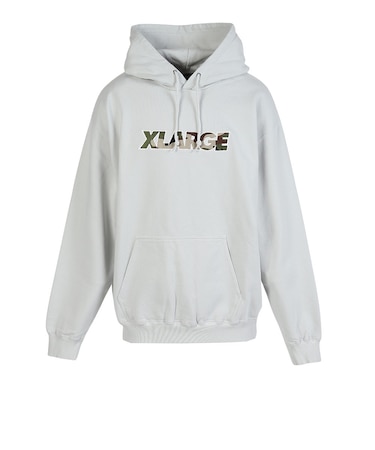 エクストララージ（XLARGE）STANDARD LOGO フーデッド スウェットシャツ 101263012003-GREY