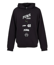 プーマ（PUMA）ESS エレベーテッド ミックス ロゴ フーディ 638544 01 BLK