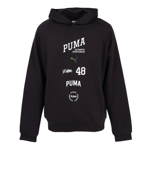 プーマ（PUMA）ESS エレベーテッド ミックス ロゴ フーディ 638544 01 BLK