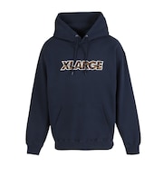 エクストララージ（XLARGE）STANDARD LOGO フーデッド スウェットシャツ 101263012003-NAVY