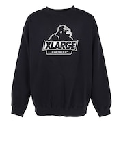 エクストララージ（XLARGE）SLANTED OG クルーネックスウェット 101263012001-BLACK