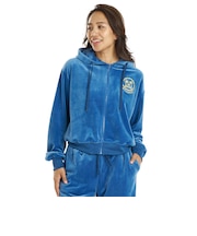 ビラボン（BILLABONG）PALM 73 ZIP HOODIE ベロアパーカー 26FW BG014011 TRV