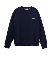 フィラ（FILA）テニスウェア リニアロゴ グラフィックスウェットシャツ CE6FBM023-NV0