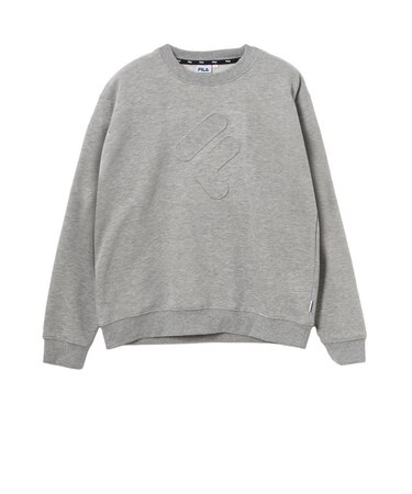 フィラ（FILA）テニスウェア エンボスロゴ スウェットシャツ CE6FBM024-MGY