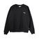 フィラ（FILA）テニスウェア リニアロゴ グラフィックスウェットシャツ CE6FBM023-BK0