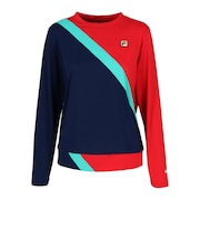 フィラ（FILA）テニスウェア ロングスリーブシャツ CZ6FGW008-RD0