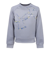 アンダーアーマー（UNDER ARMOUR）ジュニア TECH TERRY S BL クルースウェット 6020416 035