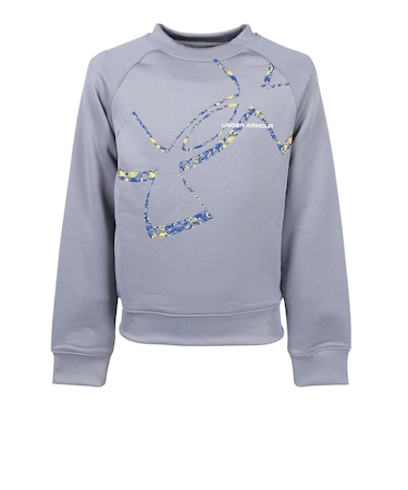 アンダーアーマー（UNDER ARMOUR）ジュニア TECH TERRY S BL クルースウェット 6020416 035
