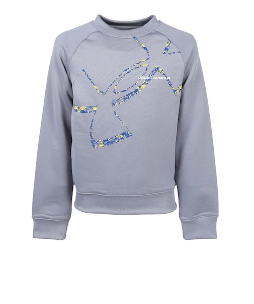 アンダーアーマー（UNDER ARMOUR）ジュニア TECH TERRY S BL クルースウェット 6020416 035
