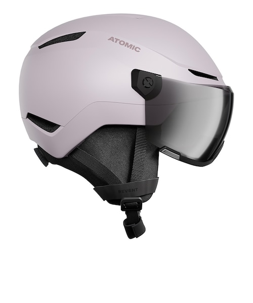 ATOMIC 子供用スキーヘルメット ホワイト アトミック（ATOMIC）ジュニア ウィンター用ヘルメット REVENT VISOR